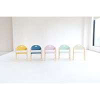 ICHIBA キッズアームチェア アミー クラシックブルー ILC-3434CBL 1脚（直送品）