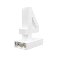 アクリサンデー ａｂｃＭＩＸ　マグネット連結文字　ＨＡ７５シリーズ　数字　【４】 111971 1個（直送品）