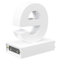 アクリサンデー ａｂｃＭＩＸ　マグネット連結文字　ＨＡ７５シリーズ　アルファベット小文字　【ｅ】 111981 1個（直送品）