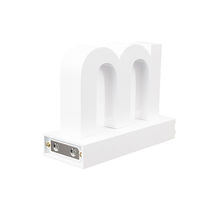 アクリサンデー ａｂｃＭＩＸ　マグネット連結文字　ＨＡ７５シリーズ　アルファベット小文字　【ｍ】 111987 1個（直送品）