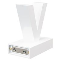 アクリサンデー ａｂｃＭＩＸ　マグネット連結文字　ＨＡ７５シリーズ　アルファベット小文字　【ｖ】 111994 1個（直送品）