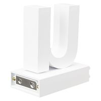 アクリサンデー ａｂｃＭＩＸ　マグネット連結文字　ＨＡ７５シリーズ　アルファベット小文字　【ｕ】 111993 1個（直送品）