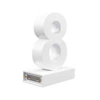 アクリサンデー ａｂｃＭＩＸ　マグネット連結文字　ＨＡ１００シリーズ　数字　【８】 112039 1個（直送品）