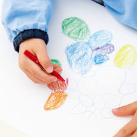 ぺんてる パスティック色えんぴつ＜ショート＞　黄緑 GC7-5T17 10本（直送品）