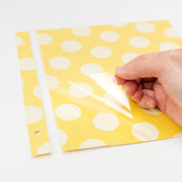 セキセイ スペア台紙<ドット> イエロー XP-43F-50 1セット(1束×5)