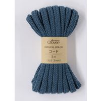 クロバー Clover ナチュラルカラー コード 3m巻 ナイトブルー 26-194 CL26-194 5個/1袋（直送品）