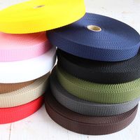 日本紐釦貿易 日本紐釦 パイレンバンド ポリプロピレン製 巾 20mmx10m巻 茶 PM20-10-11 1セット(5巻単位)（直送品）