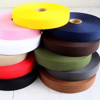 日本紐釦貿易 日本紐釦 パイレンバンド ポリプロピレン製 巾 25mmx10m巻 ピンク PM25-10-6 1セット(5巻単位)（直送品）