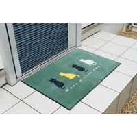 山崎産業 マイホームスタイルマット　フォーキャッツ　＃６　グリーン 4903180198931 1枚