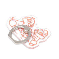 PGA スマートフォン用 クリアリングホルダー [チップ&デール] PG-DRH03CPD 1個（直送品）