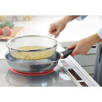 ヨシカワ フライパン用茹でものザル25cm 2004443 1個