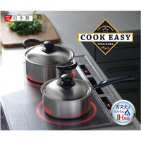 ヨシカワ IH対応 COOK EASY 片手鍋14cm 3808967 1個（直送品）