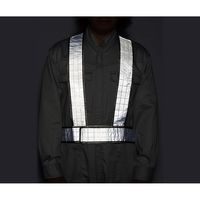 高儀 TAKAGI 反射安全ベスト タスキ型 シルバー 4907052315457 1セット(4個)（直送品）