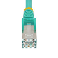 LANケーブル 7.5m CAT6A アクア ハロゲンフリー NLAQ-750-CAT6A-PATCH Startech.com（直送品）