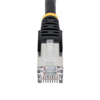 LANケーブル 1m CAT6A ブラック ハロゲンフリー  NLBK-1M-CAT6A-PATCH Startech.com（直送品）