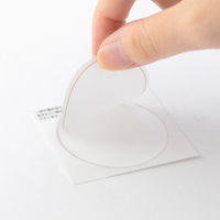 デザインフィル カラー色紙用シール 半透明 ドット柄 82510006 1セット(3個)