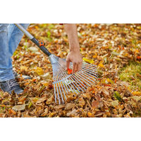 GARDENA コンビシステム アジャスタブル熊手 スチール製 幅を30~50cmに調節可能 03103-20 1台（直送品）