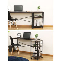 エイ・アイ・エス ワゴン 幅450×奥行300×高さ723mm ブラウン CND-450 BR 1台（直送品）