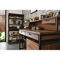 【軒先渡し】コイズミファニテック Brost デスク 幅1000×奥行500×高さ730mm ビンテージブラック BRD-701VB 1台（直送品）