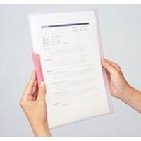 テージー クリップファイル CC-442 ブルー CC-442-02 1セット(20冊)（直送品）