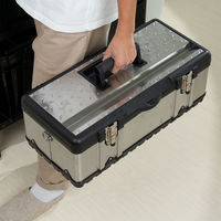 JEJアステージSUSツールボックス STB-580 シルバー1個