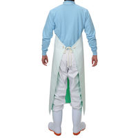 おたふく手袋 オタフク #6130 エステル 前掛 胸付 白・ホワイト 1枚（直送品）