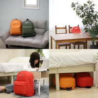 防災リュック ネイビー 20L エマージェンシー 単品 防災用品 避難 バックパック 軽量（直送品）