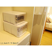 サンコープラスチック シンクセルト 引出ケース A4-F ホワイト 4547883505964 1セット(1個×5)