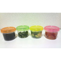 サンコープラスチック EveryPack 丸型 No.1 浅型 4P カラフル 4973230218001 1セット(1個×20)