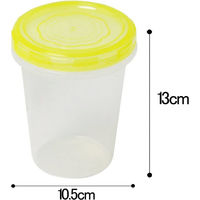 サンコープラスチック EveryPack 丸型 No.2 深型 3P カラフル(セット販売：20個) 4973230218407（直送品）