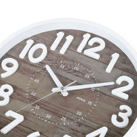 ノア精密 MAG 掛時計 クレープ ブラウン W-760 BR-Z 1個（直送品）