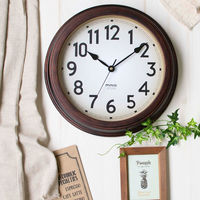 ノア精密 MAG電波掛時計 大正館 W-778 BR-Z 1個