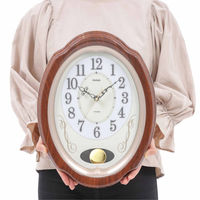 ノア精密 MAG 電波振子掛時計 我が家の演奏会 ブラウン W-788 BR-Z 1個（直送品）