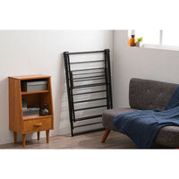 アイリスオーヤマ 多機能スタイル物干し ブラック KTSM-157 1台