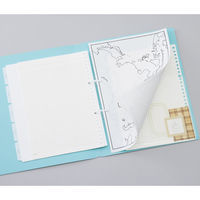 リヒトラブ プリントルーズバインダー N3121-8 5冊（直送品）