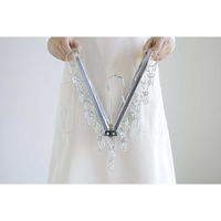 下村企販 ステンレスハンガー 洗濯ハンガー NEWからみにくいステンレスハンガー 24ピンチ 258022 1個（直送品）