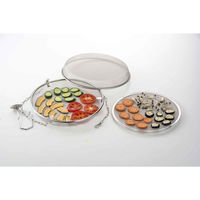 下村企販 干しかご 干し網 ドライフルーツバスケット 2段 ステンレス製 304602 1個（直送品）