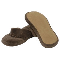 オクムラ スリッパ 5本指リラックススリッパ Lサイズ ブラウン 386778 1個（直送品）