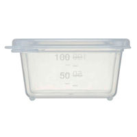 スケーター 離乳食ケース L 保冷剤付 四角 持ち運び クリア 日本製 365216 1個（直送品）