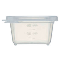 スケーター 離乳食ケース M 保冷剤付 四角 持ち運び クリア 日本製 365217 1個（直送品）