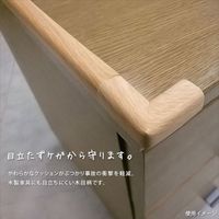 カーボーイ 安心クッションL字型90cm 極細 木目 木目ライト 438 1セット(2本)（直送品）