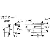 和気産業 ステン角ラッチ ダイ VC-037 1個（直送品）