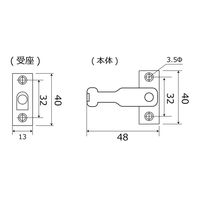 和気産業 ステン締付打掛 チュウ VC-052 1個（直送品）