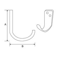 和気産業 ステンレス CTフック 大 37mm×31mm SH-227 1箱（直送品）