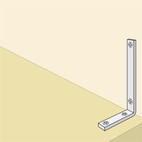 和気産業 ステンバレット棚受 縦60mm×横120mm×幅16mm×板厚5mm BK-122 1個（直送品）