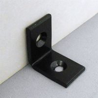 和気産業 ユニクロ特厚金折 黒 25mm IH-087 1セット(3個)（直送品）