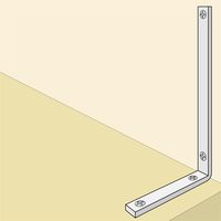 和気産業 ステンバレット棚受 縦90mm×横180mm×幅16mm×板厚5mm BK-125 1個（直送品）