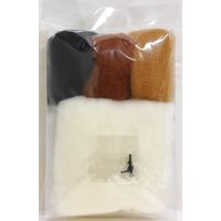 ハマナカ 羊毛フェルトキット marukoro アクレーヌまるころシリーズ しまエナガとふくらスズメ H441-529 ブラウン（直送品）