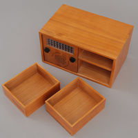 オスマック プーさんの引出し付き引き戸小物収納庫 PHK-4025LB 1個（直送品）