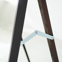 永井興産 細枠スタンドミラー（50×160） BR（ブラウン）幅500×奥行38～515×高さ1600mm　NK-21BR 1台（直送品）